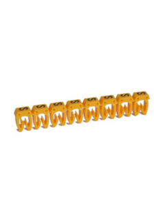 300 Repères CAB 3 pour filerie 0,5mm² à 1,5mm² et blocs de jonction avec lettre majuscule S LEGRAND 038318 2
