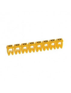 300 Repères CAB 3 pour filerie 0,5mm² à 1,5mm² et blocs de jonction avec lettre majuscule O LEGRAND 038314 2
