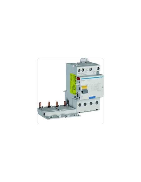 Bloc différentiel double sortie 4 Pôles 63A 300mA type F HAGER BFF863