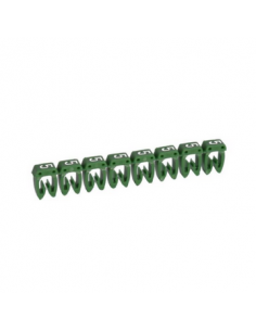 Repère CAB 3 pour filerie 4mm² à 6mm² avec chiffre 5Vert 2