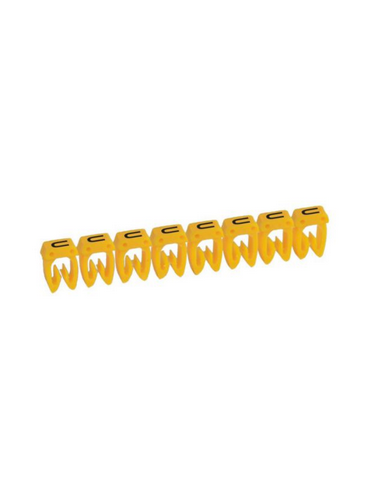 300 Repères CAB 3 pour filerie 1,5mm² à 2,5mm² avec lettre majuscule U LEGRAND 038350