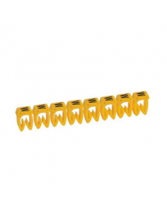300 Repères CAB 3 pour filerie 1,5mm² à 2,5mm² avec lettre majuscule W LEGRAND 038352 2