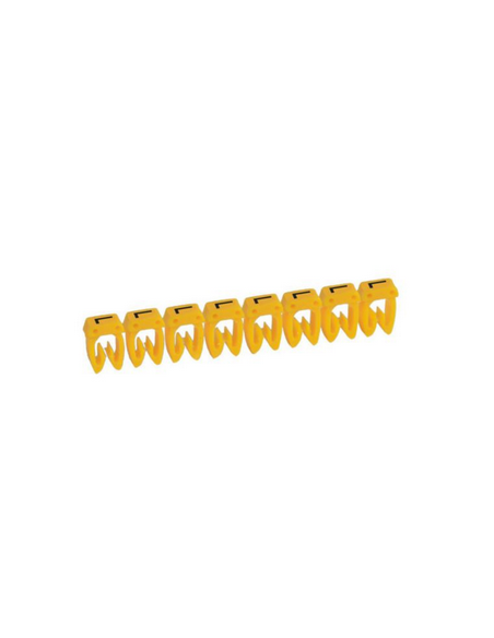 300 Repères CAB 3 pour filerie 4mm² à 6mm² avec lettre majuscule L LEGRAND 038371