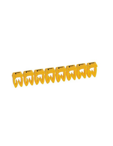 300 Repères CAB 3 pour filerie 4mm² à 6mm² avec lettre majuscule L LEGRAND 038371