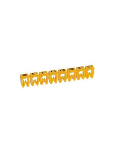 300 Repères CAB 3 pour filerie 4mm² à 6mm² avec lettre majuscule U LEGRAND 038380