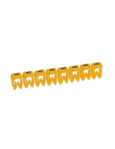 300 Repères CAB 3 pour filerie 4mm² à 6mm² avec lettre majuscule V LEGRAND 038381 2