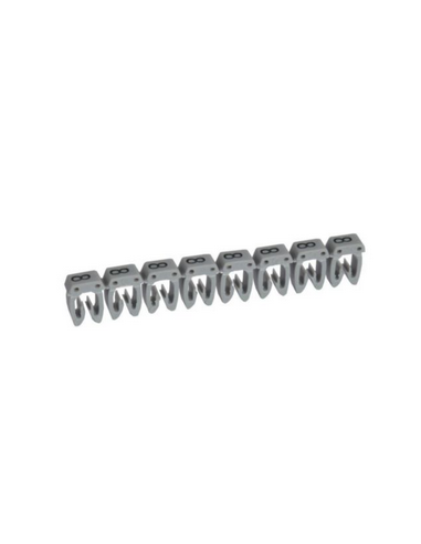 300 Repères CAB 3 pour filerie 1,5mm² à 2,5mm² avec chiffre 8 gris LEGRAND 038228