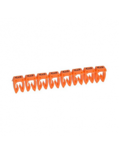 300 Repères CAB 3 pour filerie 1,5mm² à 2,5mm² avec chiffre 3 orange LEGRAND 038223 2