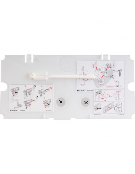 Plaque de protection pour réservoir WC GEBERIT 240.512.00.1