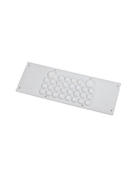 Plaque Cabstop IP55 avec 28 entrées Ø5mm à Ø14mm et 2 entrées Ø14mm à Ø24mm avec 2 réserves LEGRAND 036497
