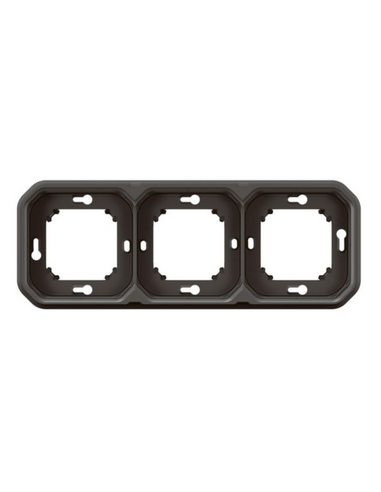 Plaque support 3 postes Plexo...