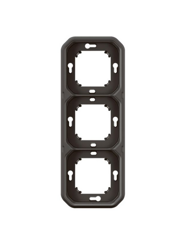 Plaque support 3 postes Plexo...