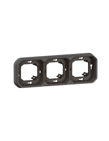 Plaque support 3 postes Plexo...