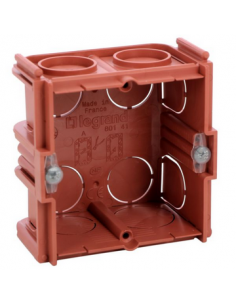 Boîte monoposte Batibox maçonnerie carrée 1 poste associable profondeur 40mm LEGRAND 080141