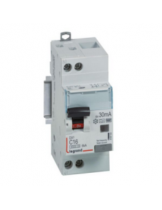 Disjoncteur différentiel DX³4500 à vis U+N 230V 16A type F 30mA courbe C 2 modules LEGRAND 410753 2