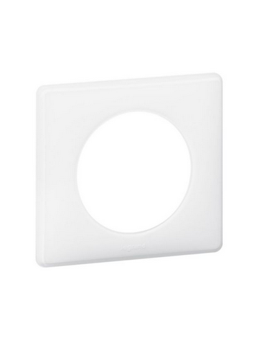 Plaque Céliane Laqué 1 poste finition Blanc LEGRAND 066631