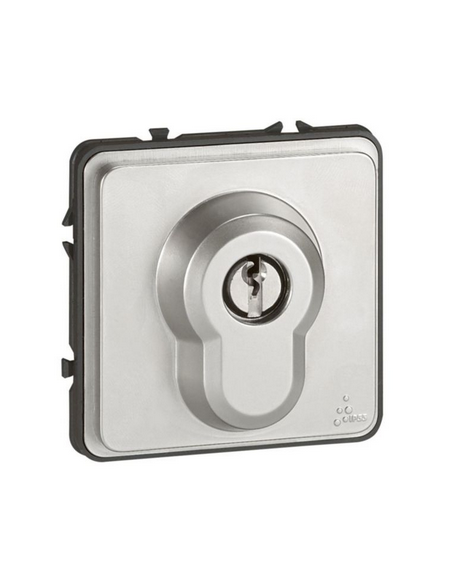 Interrupteur à clé 2 positions 6A 250V~ Soliroc IK10 IP54 LEGRAND 077874