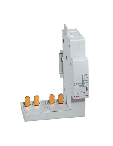 Module de raccordement par peigne pour contacteur 40A et 63A à borne automatique 4 Pôles 1 module  LEGRAND 406302