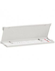 Pochette rigide fermée autocollante pour plans plastique IP30 324x120x18mm RAL7035 LEGRAND 036582 2