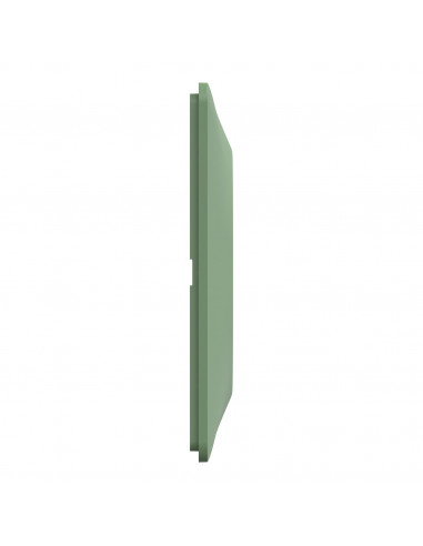 OVALIS PLAQUE DE FINITION 1 POSTE VERT FORÊT SCHNEIDER S320702B