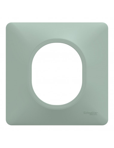 OVALIS PLAQUE DE FINITION 1 POSTE SAUGE SCHNEIDER S320702A