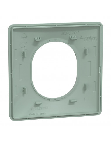 OVALIS PLAQUE DE FINITION 1 POSTE SAUGE SCHNEIDER S320702A