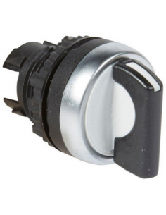 Bouton tournant non lumineux manette noire IP69 Osmoz composable 3 positions droite et gauche rappel centre 45° LEGRAND 023928 2