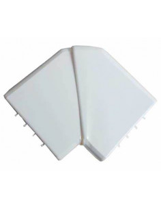 Angle plat 90° pour goulottes DLP monobloc 65x195mm blanc LEGRAND 010793