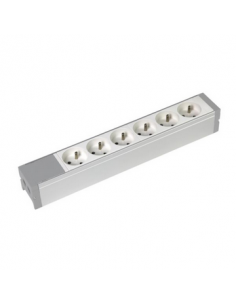 Bloc nourrice équipé de 6 prises 2P+T à câbler LEGRAND 073402 2