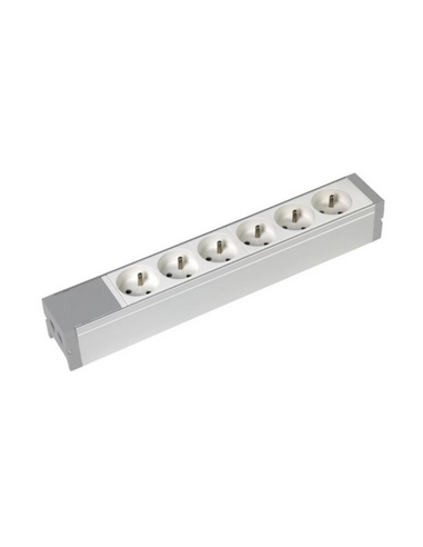 Bloc nourrice équipé de 6 prises 2P+T à câbler LEGRAND 073402