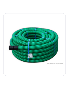 Gaine CALI VERT D.40mm/L.25m Fourreau pour protection des réseaux COURANT 32083320