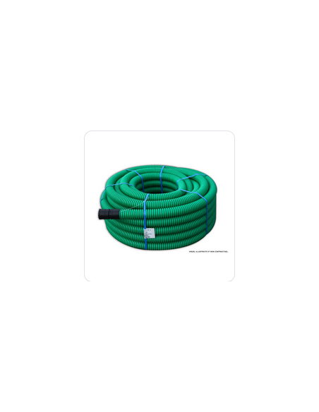 Gaine CALI VERT D.40mm/L.25m Fourreau pour protection des réseaux COURANT 32083320