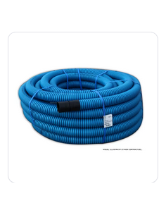 Gaine CALI Bleu D.50mm/L.50m Fourreau pour protection des réseaux COURANT 32103924