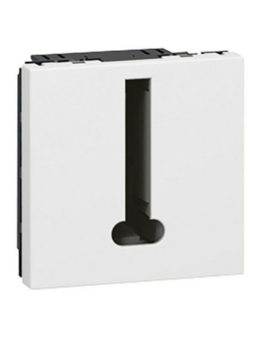 Prise téléphone 8 contacts Mosaic 2 modules blanc LEGRAND 078738