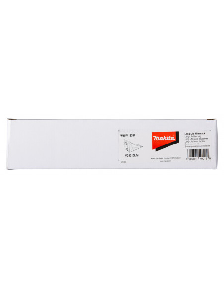 Sac filtrant longue durée de vie pour VC4210L/VC4210M MAKITA W107418354