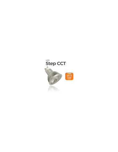 Lampe Led 6w GU10 STEP CCT 4000K-3000K AEROSPOT 550610