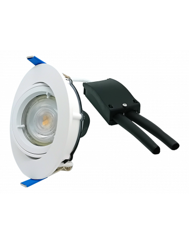 SPOT ENCASTRE TRITON SLIM IP65 EO 6W SLI 4K BLANC AEROSPOT 167251
