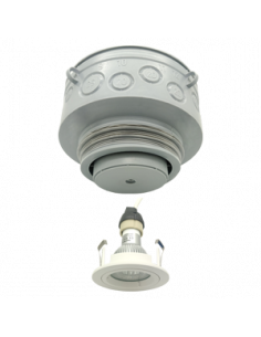 SPOT ENCASTRE MERCURE DAL LED 6W SLI DIM 3K ACIER BROSSE AEROSPOT 241403