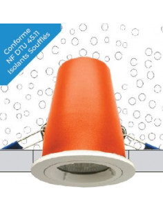 SPOT ENCASTRE MERCURE MBF NF 5W SLI 4K ACIER BROSSE AEROSPOT 283093