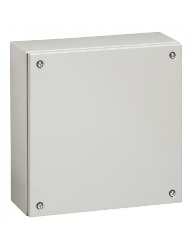 Boîtier industriel Atlantic métal carré IP66 IK10 150x150x80mm RAL7035 LEGRAND 035600