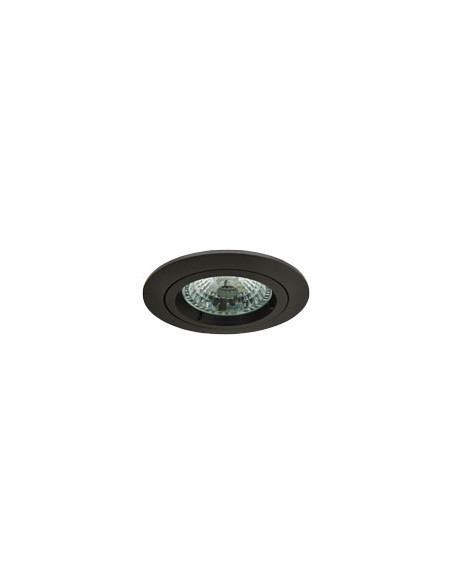 SPOT ENCASTRE MERCURE IP65 GU10 CR ACIER NOIR AEROSPOT 722706
