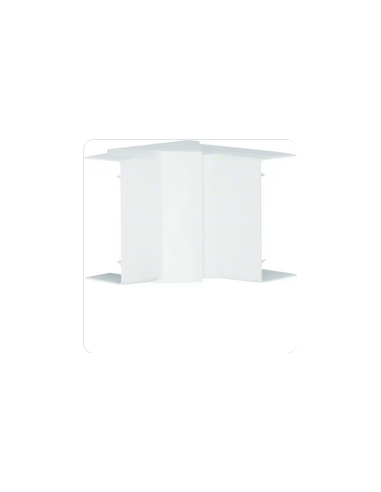 Angle intérieur variable lifea p LF/LFF40090 h90mm x p40mm RAL 9016 Pure HAGER LFF4009049016