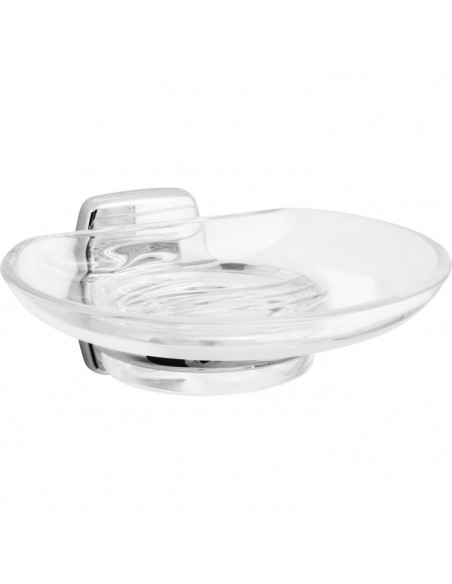 Porte-savon Coupelle verre incolore INDA