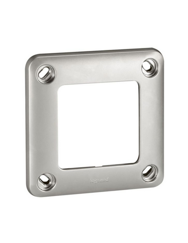 Plaque 1 poste Soliroc IK10 LEGRAND 077851