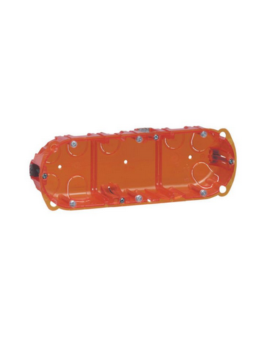 Boîte multi-matériaux Batibox 3 postes 6 à 8 modules montage vertical ou horizontal profondeur 40mm LEGRAND 080103
