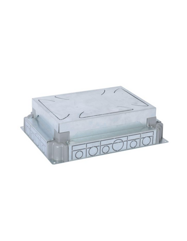 Boîte d'encastrement chape béton auto-ajustable pour boîte de sol standard ou affleurante 8 modules ou 12 modules LEGRAND 088090