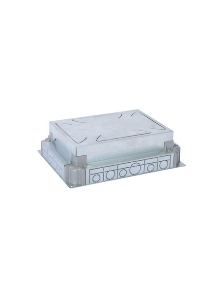 Boîte d'encastrement chape béton auto-ajustable pour boîte de sol standard ou affleurante 8 modules ou 12 modules LEGRAND 088090