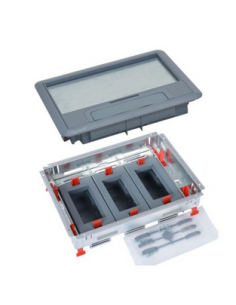Kit boîte de sol complet supports horizontaux 12 modules tous types de sol LEGRAND 088009 2