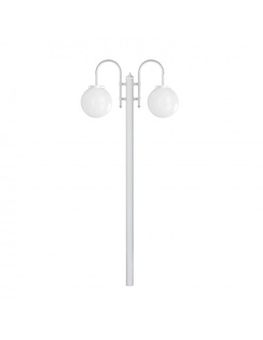 Pôle classique à 2 bras BOOM IP43 E27 2x42W 1915mm Blanc NOVOLUX LIGHTING 036E-G05X1A-01T
