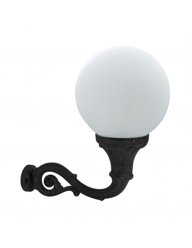 Applique classique INDURA GLOBO IP65 E27 50W Noir NOVOLUX LIGHTING 057B-G05X1A-02